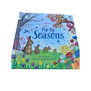 Usborne board book Pop up seasons learning discovery 2020 small hands sensory